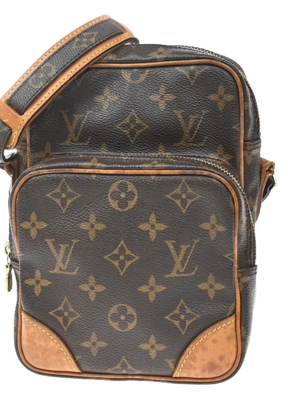LOUIS VUITTON Amazon Crossbody Shoulder Bag Monogram Leather BN M45236 39KE233